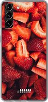 6F hoesje - geschikt voor Samsung Galaxy S21 -  Transparant TPU Case - Strawberry Fields #ffffff