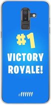 6F hoesje - geschikt voor Samsung Galaxy J8 (2018) - Transparant TPU Case - Battle Royale - Victory Royale #ffffff