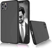 Shieldcase Siliconen hoesje met camera bescherming geschikt voor Apple iPhone 11 Pro Max - zwart