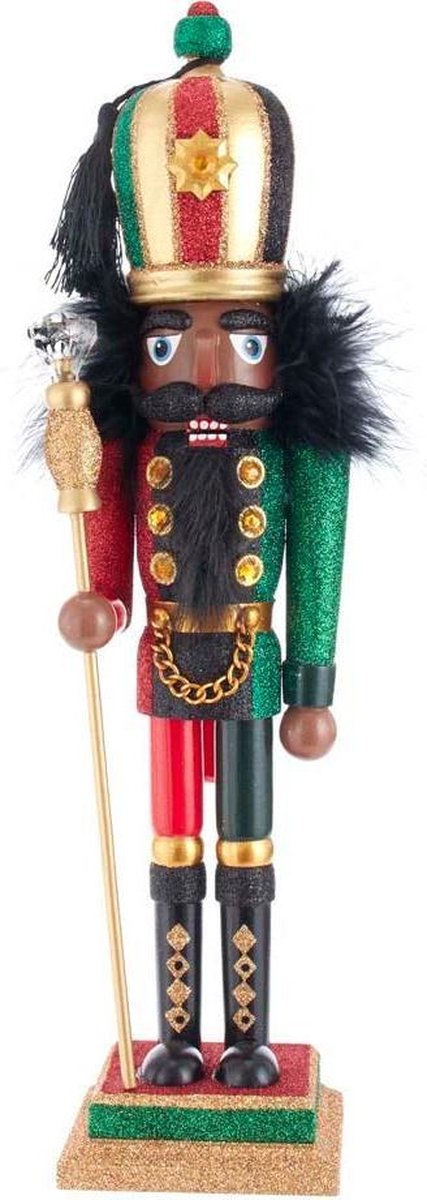 kurt S. Adler African American notenkraker. Hoogte: 42cm