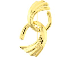Behave - Broche golvend goudkleur - elegant detail voor dagoutfits