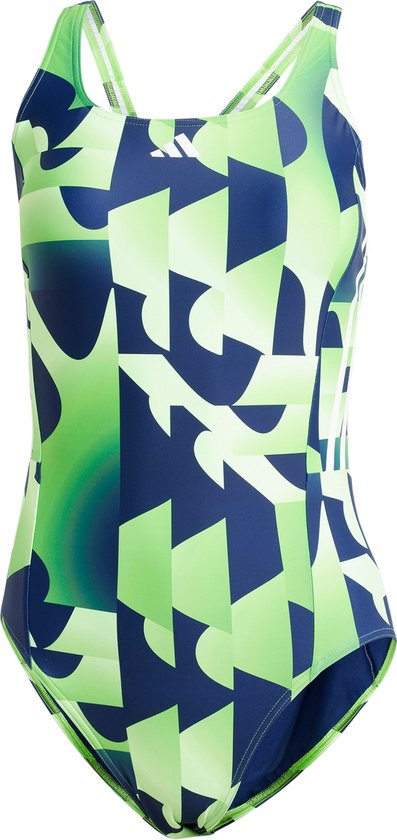 adidas Performance 3-Stripes Graphic Badpak - Dames - Groen- 38