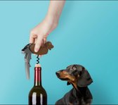 Tire-bouchon Teckel - Ouvre-bouteille - Tire-bouchon - Chien - Ouvre-vin - Luxe - Winer Dog - Accessoires de vêtements pour bébé de Vin