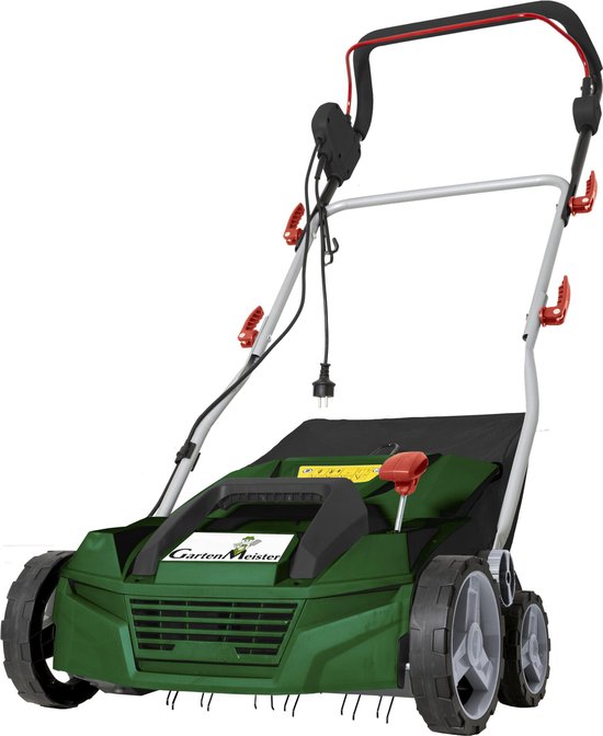 Gartenmeister Elektrische verticuteermachine en beluchter - GMEVL 1800W - Maaibreedte 38 cm - 40 L opvangzak van Gartenmeister — afbeelding 4