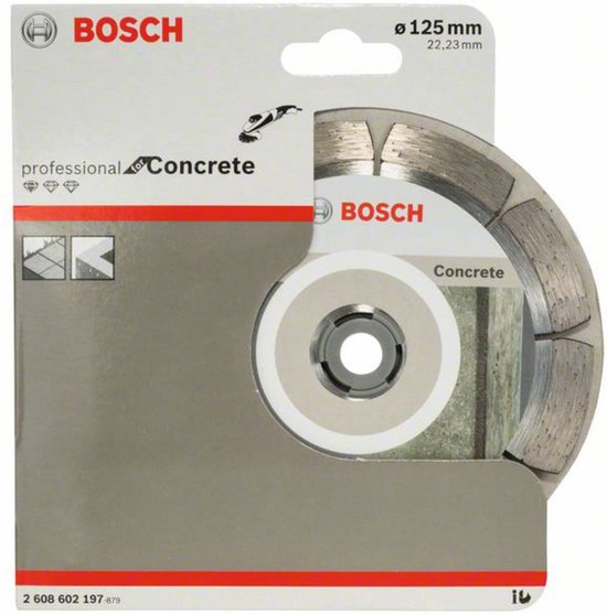 Bosch - Diamantdoorslijpschijf Standard for Concrete 125 x 22,23 x 1,6 x 10 mm - Bosch