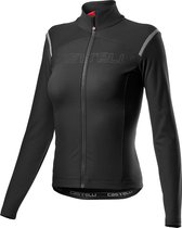 Castelli Maillot de Cyclisme Manches Longues Rain or Shine Femme Zwart - Tutto Nano RoS W Jersey Noir - XL