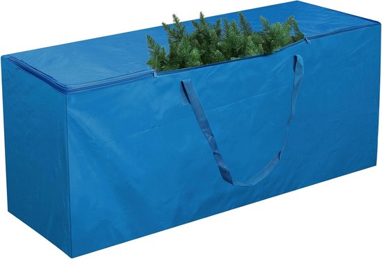 Aipwerer Opbergtas Voor Kerstboom, Waterdichte Beschermhoes 600D Oxford Kerstdecoratie Tas Met Handgrepen Ballen En Decoraties Zwart 125 X 40 55 Cm 3202124088
