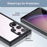 Mobigear Hoesje geschikt voor Samsung Galaxy S24 Ultra Telefoonhoesje Hardcase | Mobigear Crystal Backcover | Galaxy S24 Ultra Case | Back Cover - Zwart
