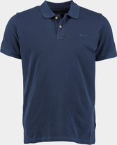 Gant Polo korte mouw Blauw Sunfaded Pique SS Rugger 2043005/423