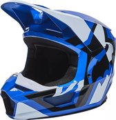 Fox Racing - V1 Lux - Casque Cross Scooter Casque Motocross - Blauw - Medium (57-58cm)