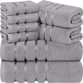 Handdoeken - Katoenen handdoekenset - 2 badhanddoeken, 2 handdoeken en 4 washandjes - 600 g/m²