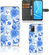 Hoesje voor OPPO A72 | OPPO A52 Flowers Blue