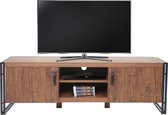 Cosmo Casa TV meubel - TV-rek - Opberg vak - Wilde Eiken Look - 45x140x40 cm