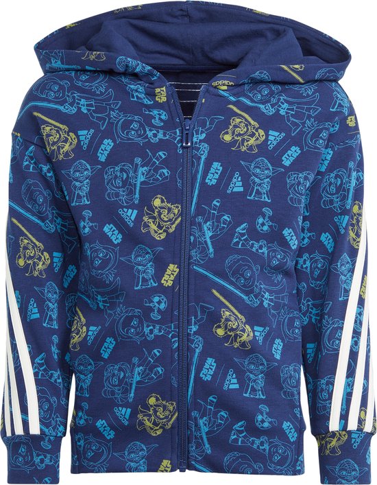 adidas Sportswear adidas x Star Wars™ Young Jedi Trainingsjack - Kinderen - Blauw- 128