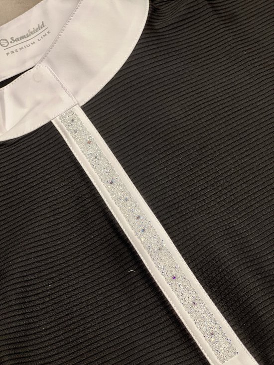 Chemise femme à manches longues Julia Crystal Leaf texturée