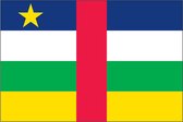VlagDirect - Centraal Afrikaanse vlag - Centraal Afrika vlag - 90 x 150 cm.