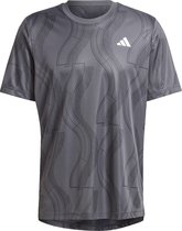 adidas Performance Club Tennis Graphic T-Shirt - Heren - Grijs- 2XL
