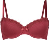 Hunkemöller Dames Lingerie Voorgevormde beugel bh Lola - Rood - maat E70