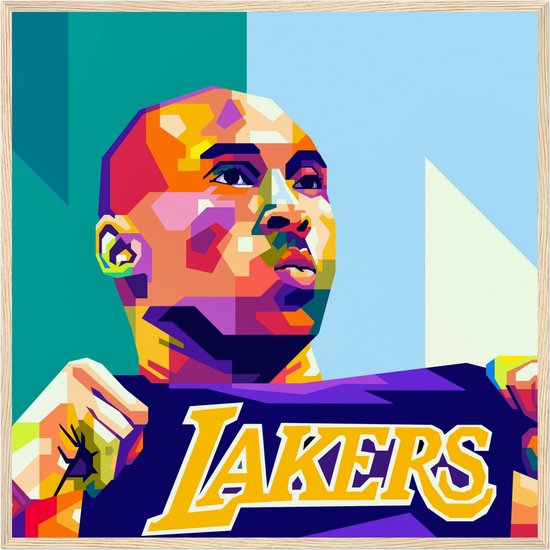 Kobe Bryant poster | posters Kobe Bryant | 50 x 50 cm | lakers | Basketbal