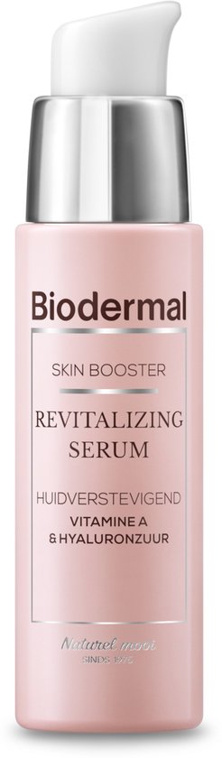 Biodermal Skin Booster Revitalizing serum – Verbetert zo de huidelasticiteit en stevigheid met hyaluronzuur en Vitamine A - Hyaluronzuur serum 30ml - Biodermal