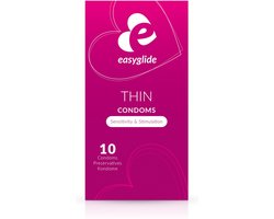 EasyGlide - Extra Thin Condooms - Condooms met Glijmiddel - 10 stuks