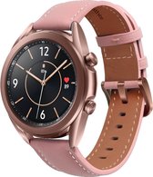 By Qubix 20mm - Premium Leather bandje - Oudroze - Geschikt voor Huawei watch GT 2 (42mm) - Huawei watch GT 3 (42mm) - Huawei watch GT 3 Pro (43mm)