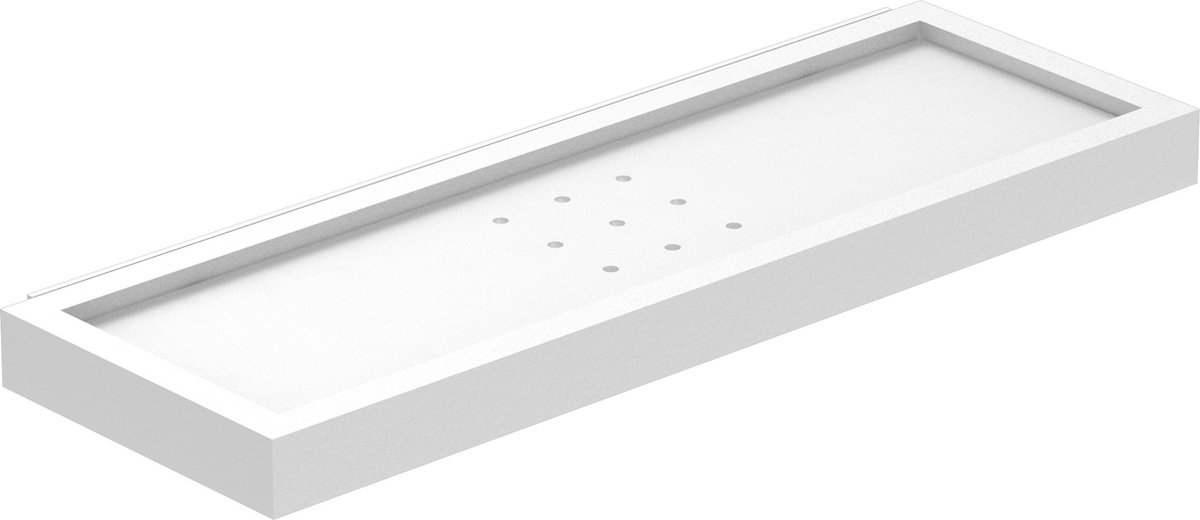 psmlighting Cascade Zeephouder | B300xH20xD100mm | Aluminium;Inox | Wit