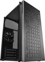 Computer Behuizing MC1000 - Computerkast Met Ventilator - Desktop PC Case Voor Micro-ATX en Mini-ITX - Zwart