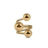 Ring dames | goudkleurige dames ring | statement ring dames | grote goudkleurige ring | verstelbare dames ring | one size ring | cadeau voor vrouw | kerstcadeautje | kerstcadeau voor vrouw