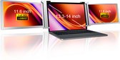 Pactom ZX10 - Triple Portable Monitor 11.6 Inch Full HD - Extra beeldscherm laptop - Draagbaar monitor - Draagbare scherm voor laptop - (1 Year Warranty)