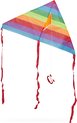foto van relaxdays Vlieger - 1 lijns vlieger - eenlijner - kite - stuntvlieger - delta vlieger A