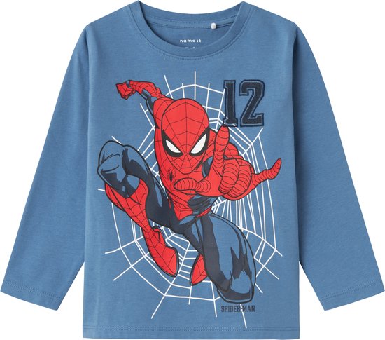 Foto: Name it nmmjaris spiderman ls top mar jongens top maat 122 128