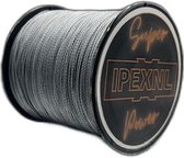 IPEXNL Super power 2 PE gevlochten super vislijn grijs - 36.3kg - 0.50 mm van 300 meter type 8