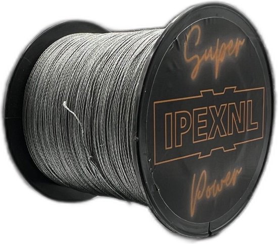 IPEXNL Super power 4 PE super fil de pêche tressé noir - 40,8 kg - 0,50 mm de 500 mètres type 6 fabriqué par HJ