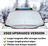 Voorruit Sneeuw Voorruit Cover Winddichte Magnetische Randen Waterdicht Silber 147cm*116cm voor Standaard Auto
