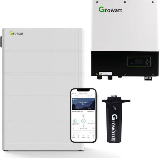 Growatt SPA 10000TL3 BH 10kW Accu Omvormer Met 10,2 KWh Thuisbatterij | bol