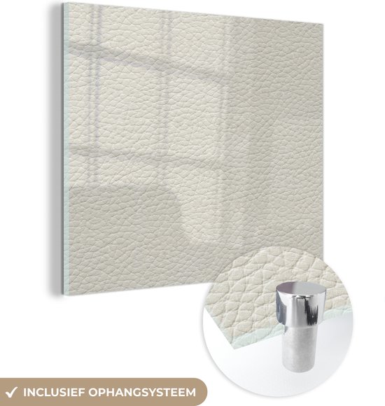 MuchoWow Inductiebeschermer - Inductie mat - Vinyl - Leer - Structuur - Dierenhuid - 80x52 cm - Inductie beschermer