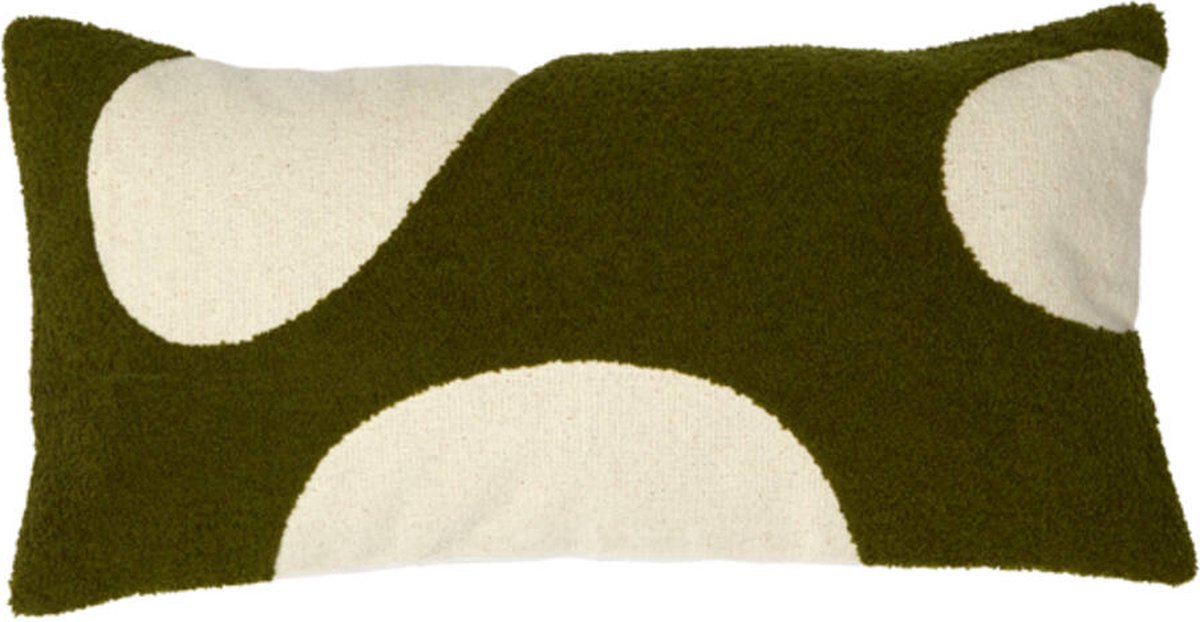 Kussen CELLIO - 60x30x10cm - Groen