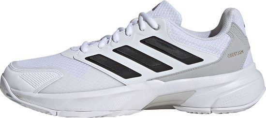 adidas Performance CourtJam Control 3 Tennisschoenen - Unisex - Wit- 42