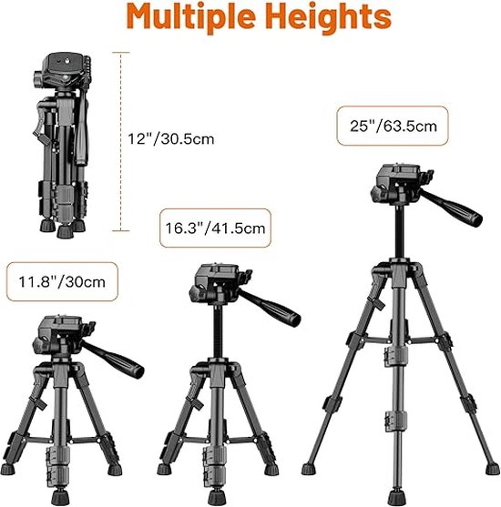 camerastatief - Camera Statief / Aluminium Reisstatief | bol
