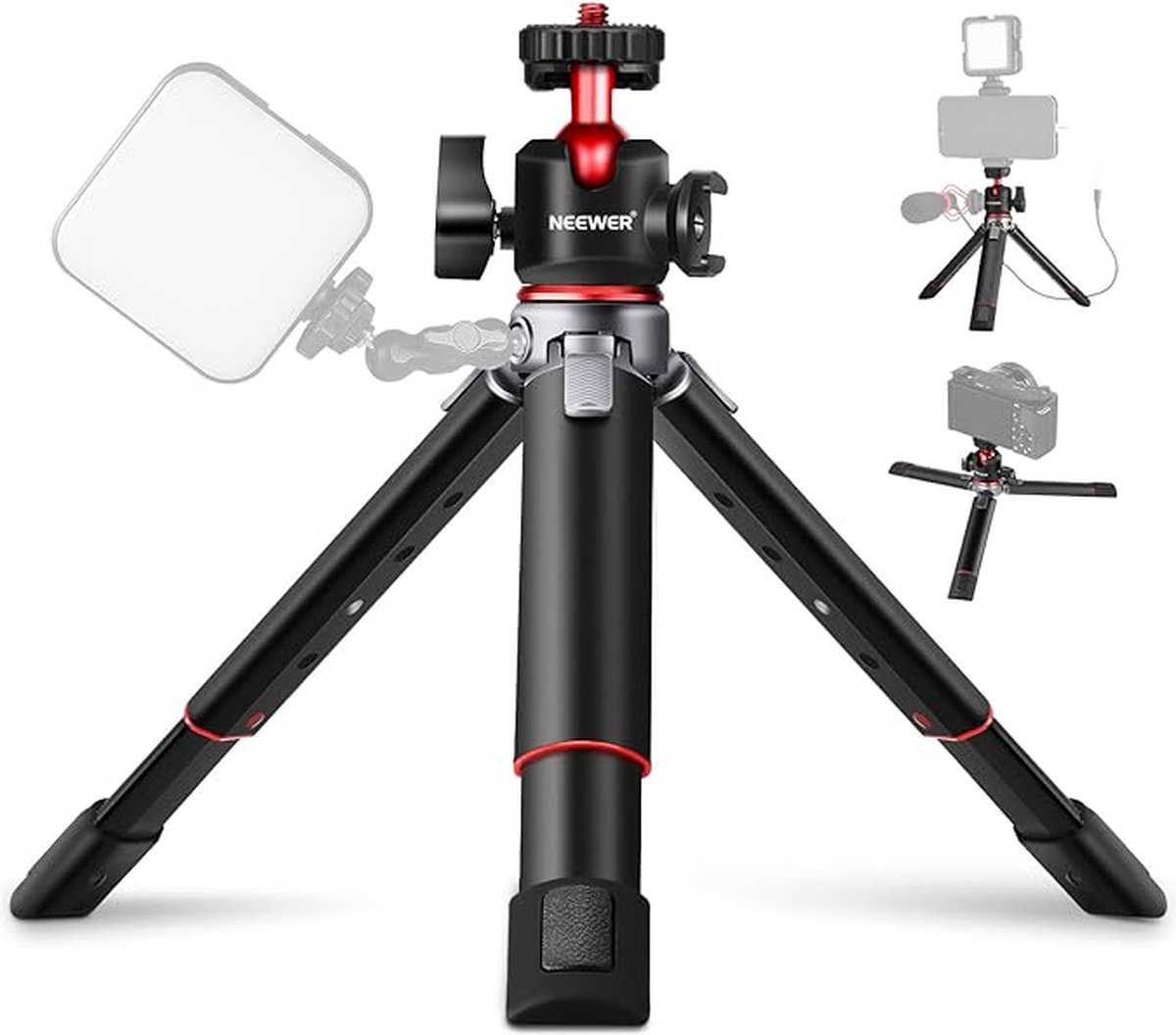 camerastatief - Camera Statief / Aluminium Reisstatief