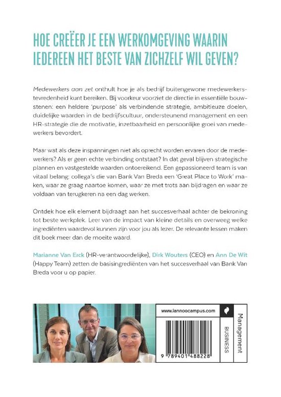 Medewerkers aan zet | 9789401488228 | Marianne Van Erck | Boeken | bol