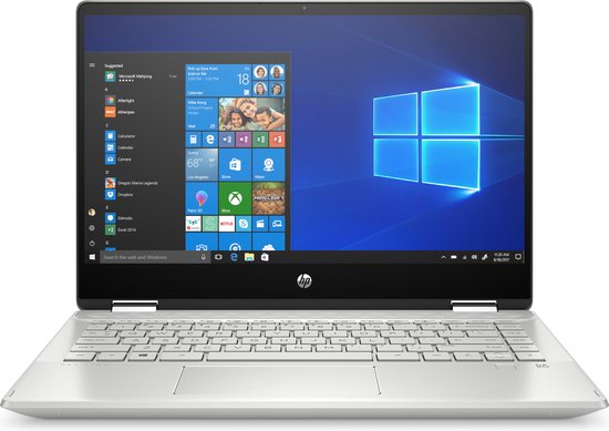 HP Pavilion x360 14-dh1935nd Intel® Core™ i3 i3-10110U Hybride (2-in-1) 35,6 cm (14") Touchscreen Full HD 8 GB DDR4-SDRAM 128 GB SSD Wi-Fi 5 (802.11ac) Windows 10 Home in S mode Zilver