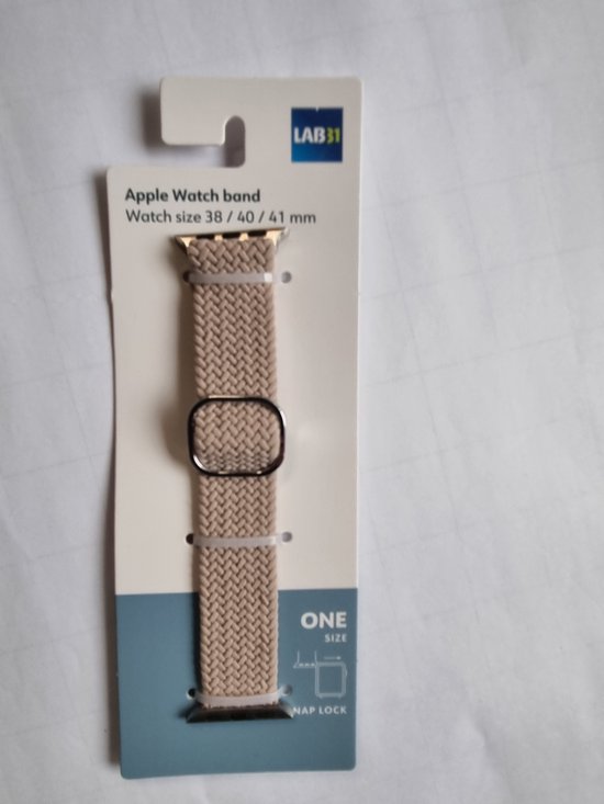 Apple watchband, horlogebandje Apple, size 38/40/41 mm, creme