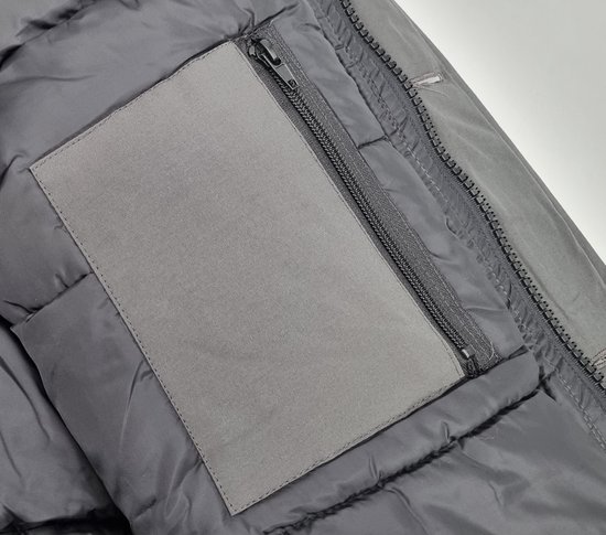 BIISDOST Winterjas voor heren lange slim fit zakelijke