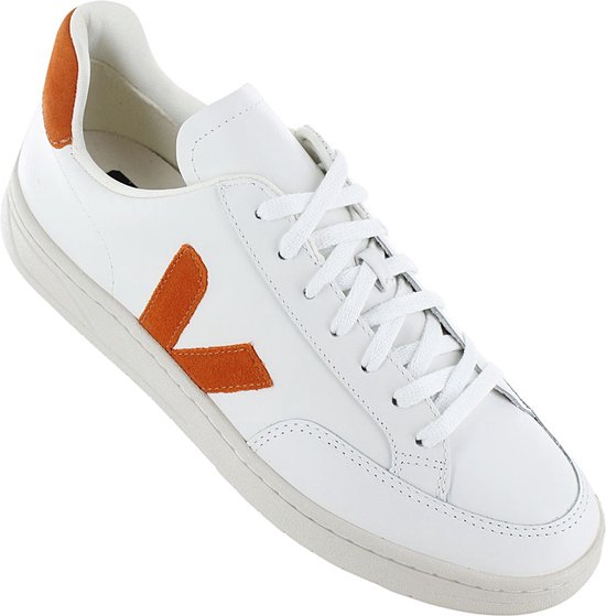VEJA V-12 Leather - Heren Sneakers Schoenen Leer Wit XD0203113B - Maat EU 45 US 11.5