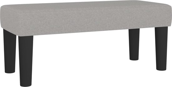 vidaXL Lit à sommier tapissier - Matras à ressorts ensachés - Soutien moyennement ferme - Surmatelas doux pour la peau - Gris clair - 203 x 83 x 118/128 cm (L x L x H) - vidaXL - Lit