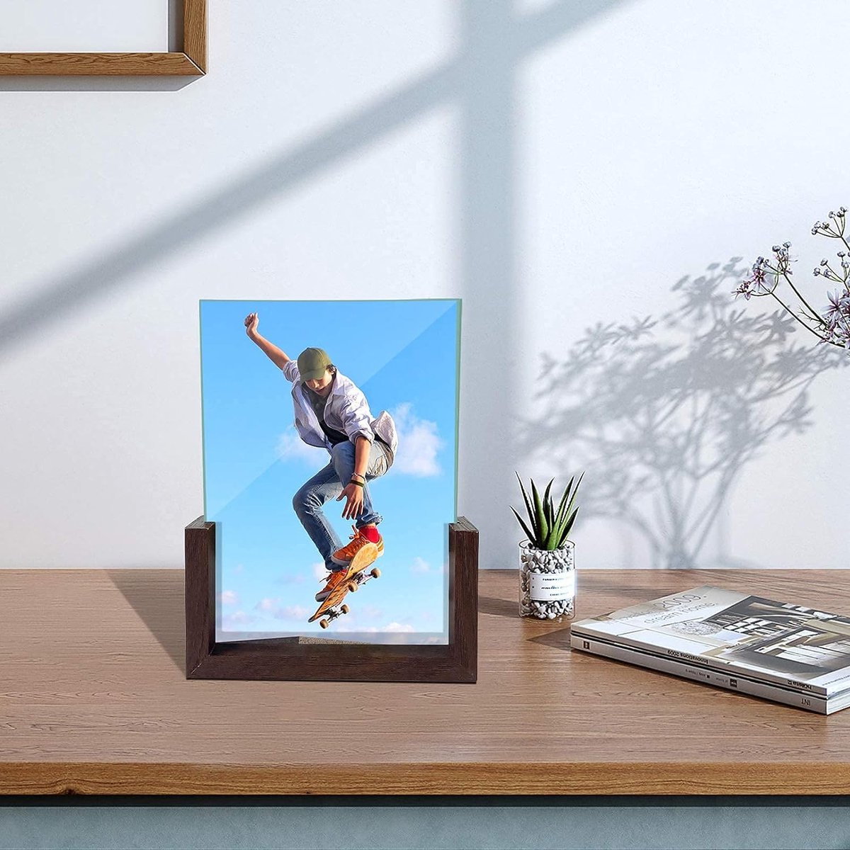 ClAZTyict 6 Pack Sublimatie Fotolijsten Blanks 5 X 7 Inch