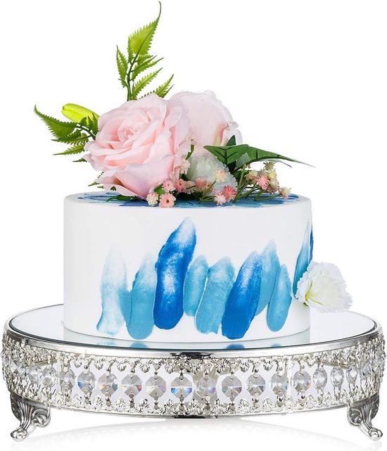 Support de gâteau rond Pendentifs en cristal Dessert Cupcake