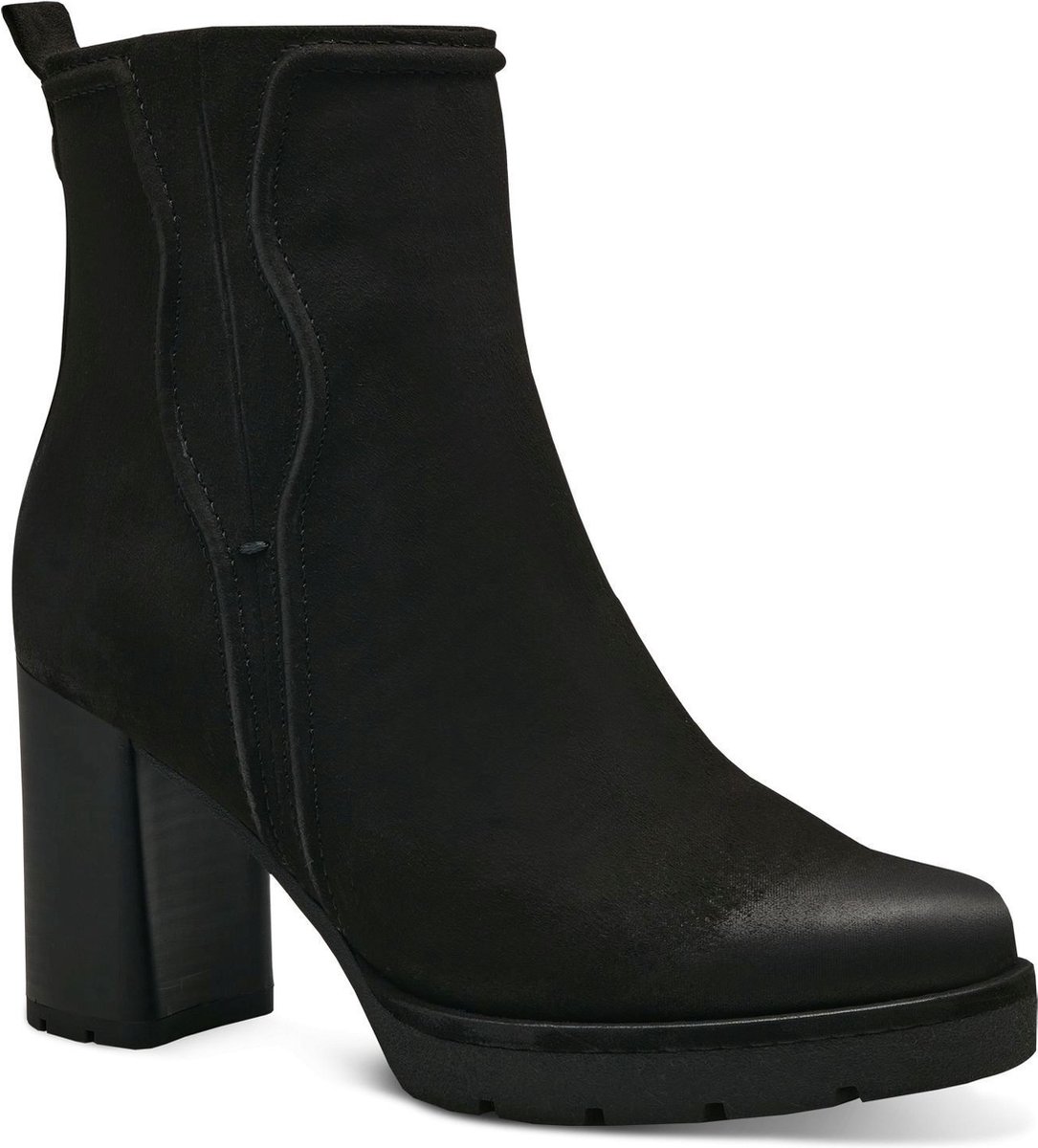 Marco Tozzi Dames Enkellaarsje 2-25464-41 001 F-breedte Maat: 36 EU